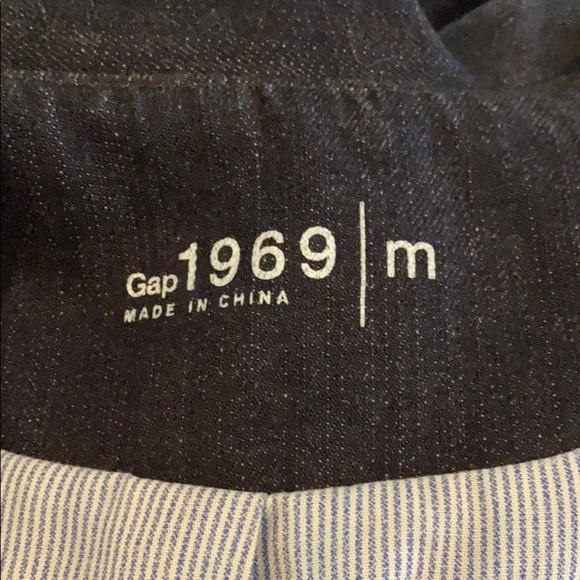 GAP Military Cadet Denim Jean Jacket - Picture 7 of 10